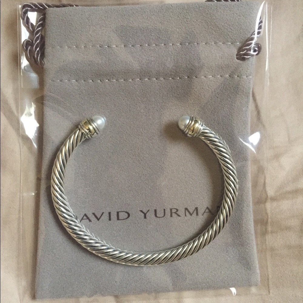 David Yurman Classic bracelet pearl with 14k 5mm